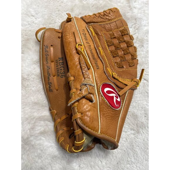 Rawlings RBG36 Baseball Glove 12.5" Full Grain Leather Shell Ken Griffey - Picture 2 of 7